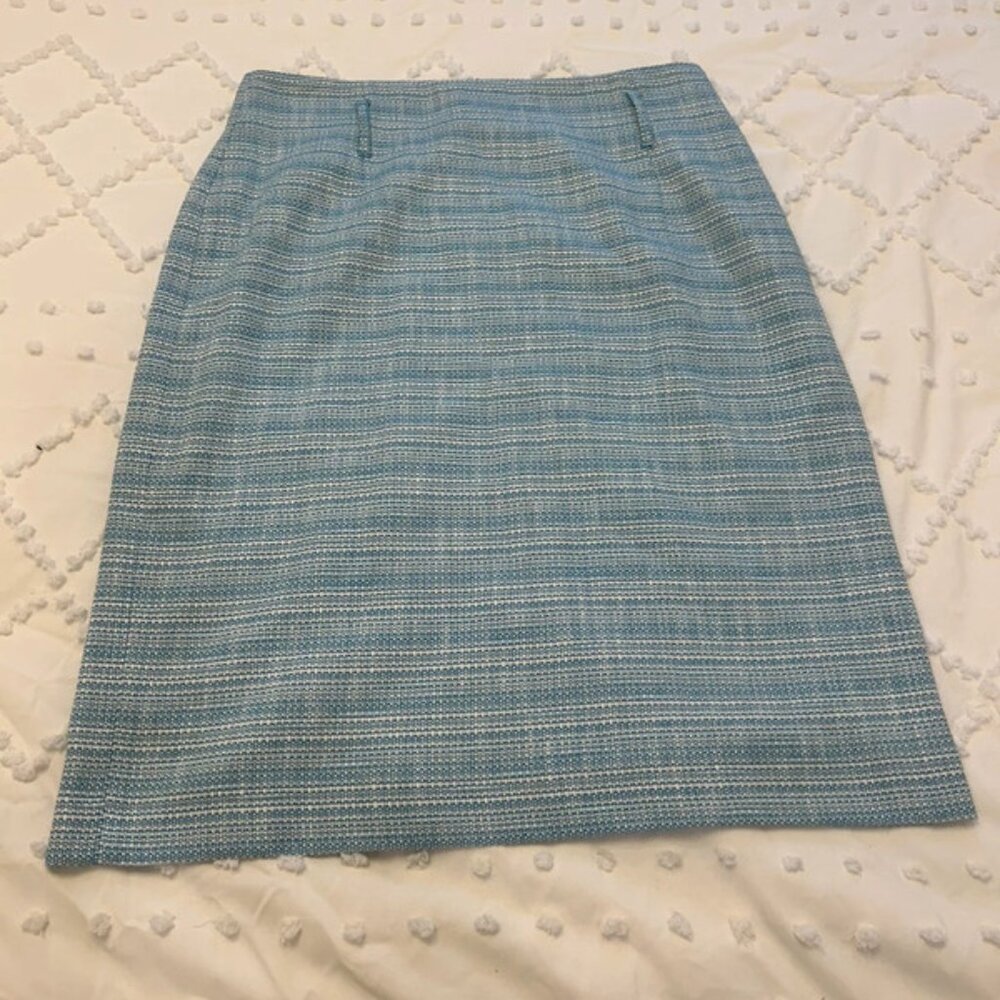 Antonio Melani Midi Skirt Size 8 Beautiful Blue